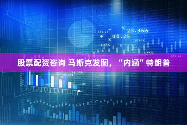 股票配资咨询 马斯克发图，“内涵”特朗普